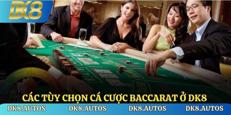 Những tùy chọn cá cược tại baccarat