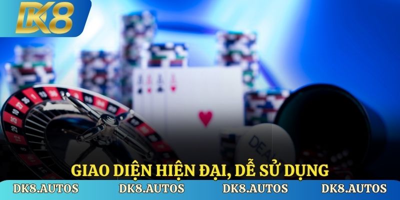 Giao diện hiện đại, dễ sử dụng